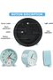 Cute Cartoon Penguin Alarm Clock for Kids (blue), silent non-ticking digital bedside clock with night light. - 6