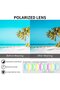 Women's Sunglasses - Polarized over-the-shoulder sunglasses with UV protection, suitable for eyeglass wearers. - 7