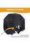 Barbecue cover, outdoor barbecue protective tarpaulin, waterproof grill pan cover, UV resistant, windproof (147x61x117 cm) - 2