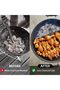 Stainless steel charcoal basket for Weber Char-Basket, suitable for Weber 22-inch BBQ accessories, charcoal kettle BBQ accessories (2 pieces) - 4