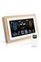Wireless indoor/outdoor weather station, wireless weather station with outdoor sensor, digital thermometer and hygrometer