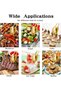 Two-piece gold stainless steel salad tongs 8.5*4.5*25.5 cm, grill tongs for bread and steak - 5