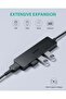 Unity Slim A 4 USB-A in 1 Data Hub Black - 2
