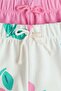 2-pack cotton sweatshirt shorts - 2