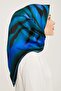 Sura Silk Scarf Nostalgia Black, Morcivert, Green - 2