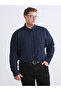 Plus Size Textured Men's Shirt - 2