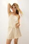 Linen-blend pyjama shorts - 2