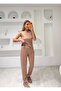 Modal Textured Short-Sleeved Two-Piece Set - 3