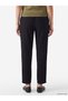 Trendlucky Carrot Cut Women's Trousers with Elastic Waist with a Difference in Color - 4
