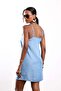 Light Blue Strappy Tencel Dress 00823 - 5