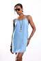 Light Blue Strappy Tencel Dress 00823 - 3