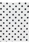 Two Mt Shop Quality Xside Ecru Combed Cotton Polka Dot Super Skinny & Extra Narrow Short Sleeve Women's T-Shirt - 6