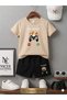Summer Children's T-Shirt Shorts Unisex (Game Console Printed)