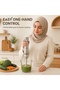 Electric Immersion Blender Stick, 2 Speed Control Stainless Steel Hand Blender, Multi‑Purpose Hand Mixer for Kitchen, Make Smoothies, Puree, Soup - 8