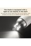 New rechargeable electric hair clipper for men - painless design, trims sideburns, eyebrows, beard, and nose hair, 2-in-1 hair clipper and shaver. - 2