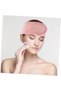 Two-piece multi-functional makeup hairband for girls, washable hairband, face wash, and body wash, pink. - 2