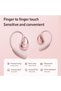 Open-back headphones - Wireless Bluetooth 5.4 sports headphones - With digital display, 50-hour battery life - Suitable for cycling and running - Pink - 7