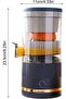 7.4V Portable Citrus Juicer & Fresh Fruit Extractor - Compact Automatic Separation Squeezer - 5
