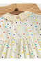 Girls Floral Embroidered Smocked A-Line Dress - 6
