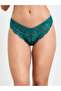 Dark Green Lace Ruffle Babydoll with Brief - 3