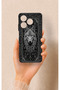 Realme C63 Compatible Ethnic Wolf Pattern Silicone Case