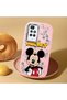 Redmi 10 2022 Compatible Case Camera Protector Pink Silicone Couple Phone Case Character Patterned - 2