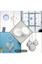 Non-Marking Ceiling Clips Large Size 3 cm 10 Pieces - 3