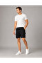Men's Cargo Shorts with Side Pockets, Elastic Waist, Lace-Up, Comfortable Fit