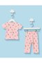 Infant Girls Pink Floral Print Pyjama Set