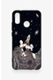 Huawei P20 Lite Compatible Space Astronaut Patterned Silicone Case - 2
