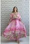 Rochie croi larg Diva - Roz - 2