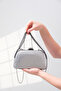 Platinum Honeycomb Snake Chain Strap Shoulder Evening Dress Wedding Evening Bag
