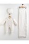 Daisy 3-Piece Hospital Discharge Set 100% Cotton Newborn Baby Girl Romper Blanket Hat - 2