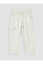 Özmarka New Season Beige Baggy Fit Boys Gabardine Cargo Pants - 3