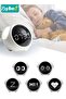 Kids Alarm Clock, Number Time Clock, Night Light Clock with Emoji, Small Digital Alarm Clock, Children's Sleep Trainer with Voice-Controll, Adjustable Volume, 12/24 Hr Time and Temperature Display