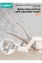 12PCS Baby Bath Tub, 25 Gears Height Adjustable Baby Bathing Seat, Bath Support Tub with Temperature Sensing + Shower Cap + Shower Cup + Duckling toys *4 + Ocean Balls *5, for Baby Boys and Girls 0-24 - 2