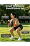 Smart Resistance Band Fitness Set with App Data Tracking | Ergonomic Anti-Slip Handles, Steel Safety Buckles, High Elasticity Bands, Full Body Home Workout, Indoor & Outdoor Exercise - 4