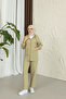 Imported Double Fabric Hooded Women's Hijab Two-Piece Tracksuit Set with Kangaroo Pockets
