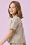 Embroidered Shirt with Revere Collar and Short Sleeves - 3