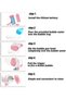 76 hole Bubble Machine with Color Light, Rocket Bubble Machine, Suitable for Children Adults, Summer Toy, Indoor and Outdoor Birthday Wedding Party Events - 4