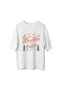 Women's Oversize T-Shirt Mountain Landscape Retro Printed Adventure Themed Relaxed Fit Casual Wear Modern - 2