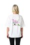 Flower-Like Mom Thank You Printed Women's Oversize T-Shirt