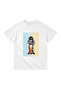 Men's Astronaut Skateboard Printed T-Shirt 100% Cotton Relaxed Fit Thick Line Art Pattern Casual Modern - 2