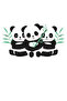 Women's Panda Printed Graphic T-Shirt Three Patterns Humorous Text Detailed Comfortable Cut Casual Daily Modern - 4