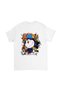 Children's T-Shirt Anime Cat Character Hat Sneaker Dynamic Print Relaxed Fit Cotton Casual Modern Stylish - 2