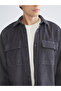 Esvab • Modern & Distinctive Comfortable Fit Long Sleeve Velvet Men's Shirt Jacket - 7