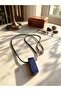 Lapis Lazuli Natural Stone Bar Cut Leather Cord Necklace