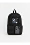 Black Multi-Pocket Transparent Pocket Girls' Backpack