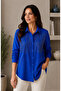 Sofia Linen-Blend Shirt with Stone and Pearl Details