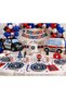 Police & Ambulance Birthday Decoration Set - Happy Birthday Balloon Chain Party Concept, Police Car & Ambulance Foil Balloon Kids Party Supplies - 7